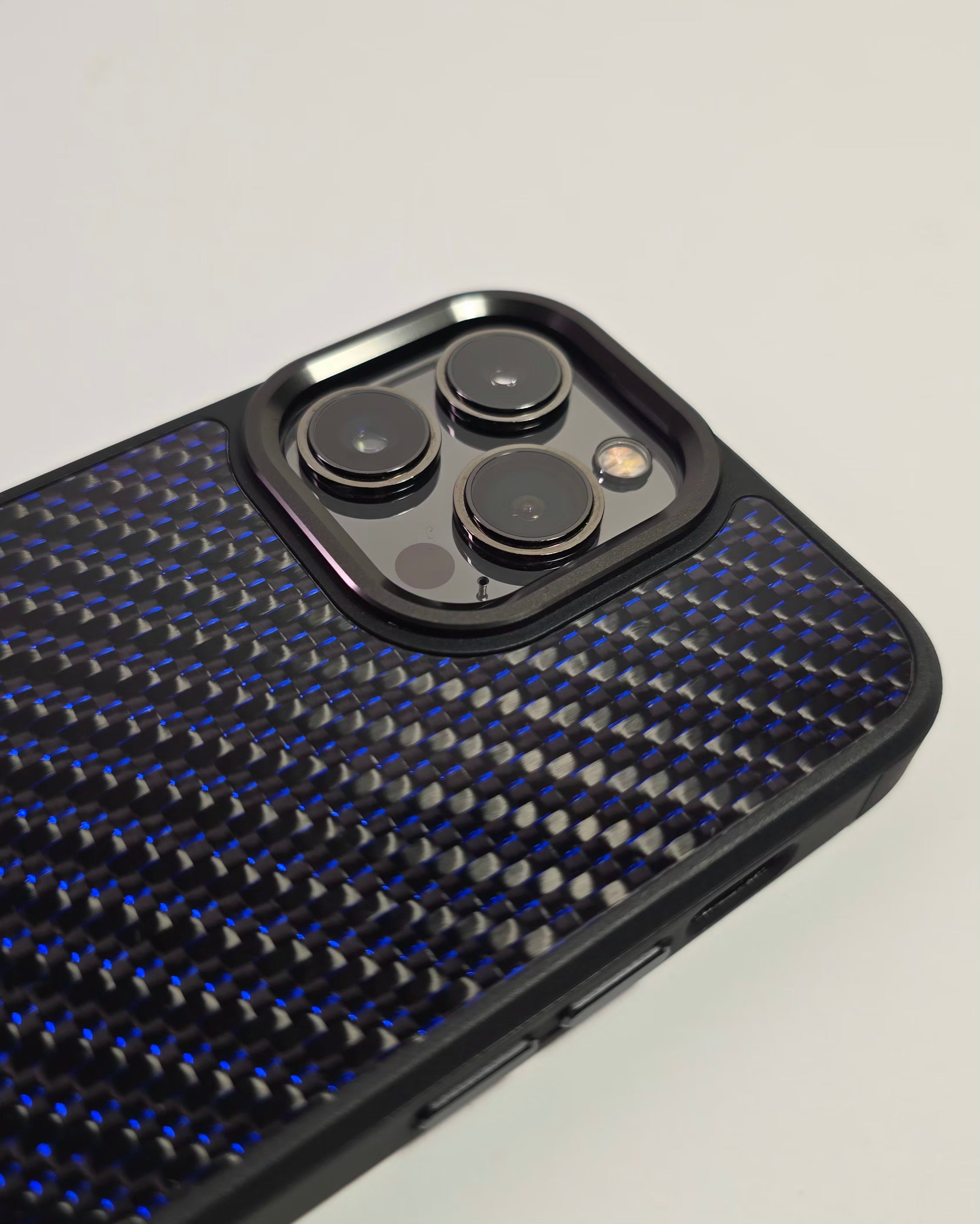 Carbon Fiber Case Blue