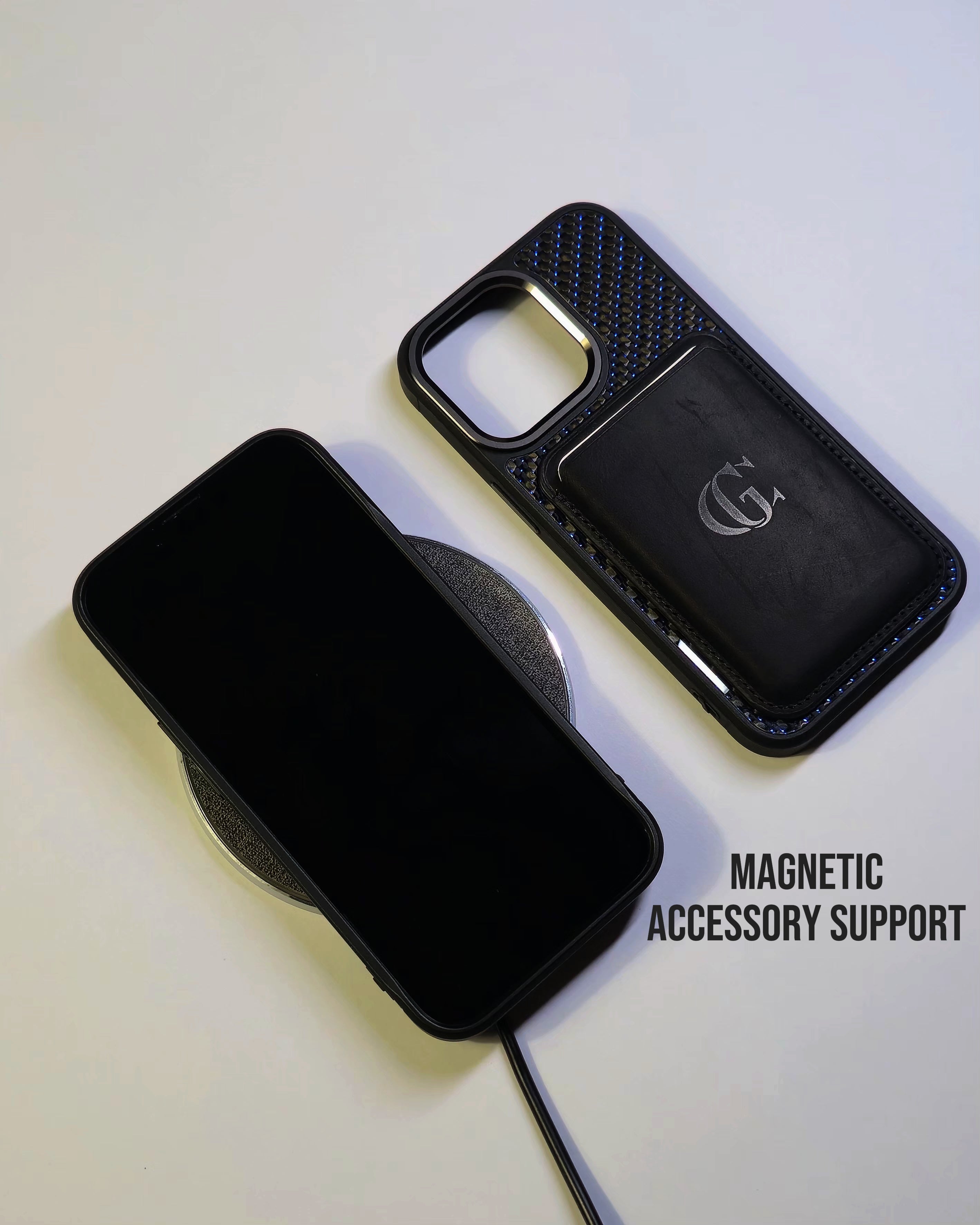 Carbon Fiber Case Blue