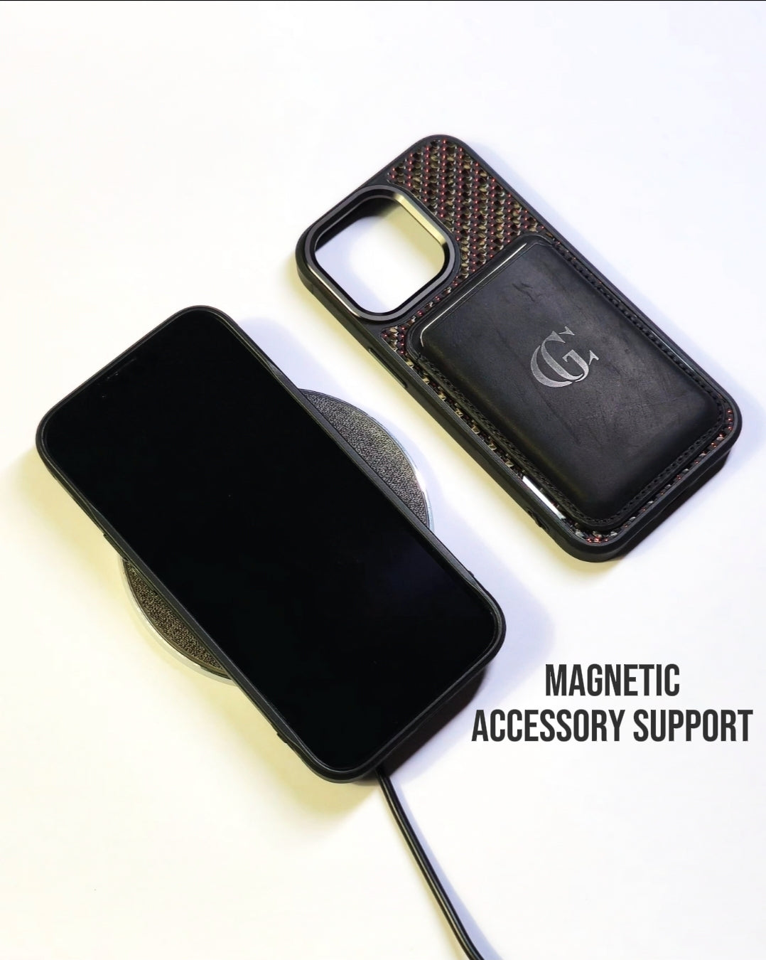 Carbonfaser-Hülle Rot