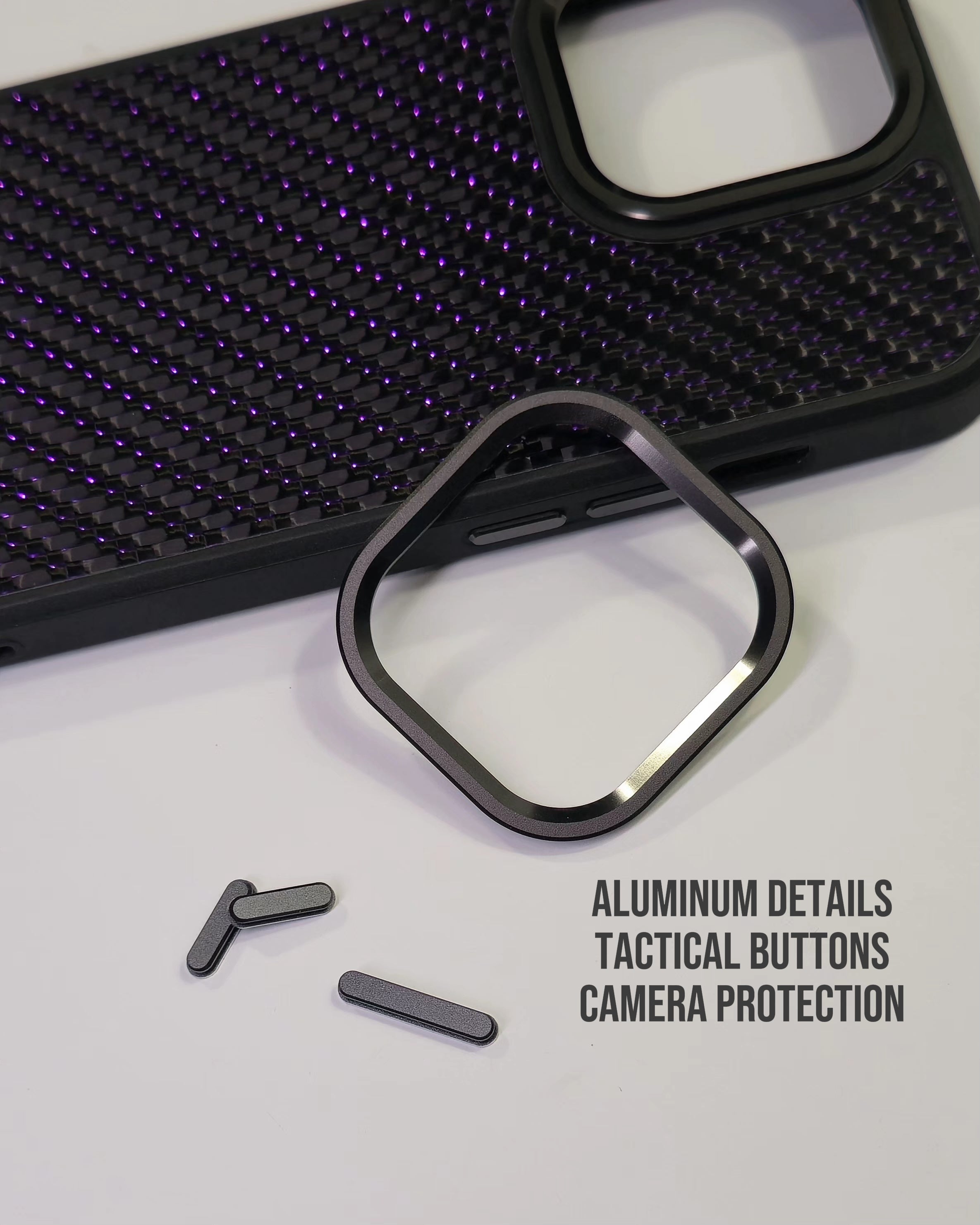 Carbon Fiber Case Purple