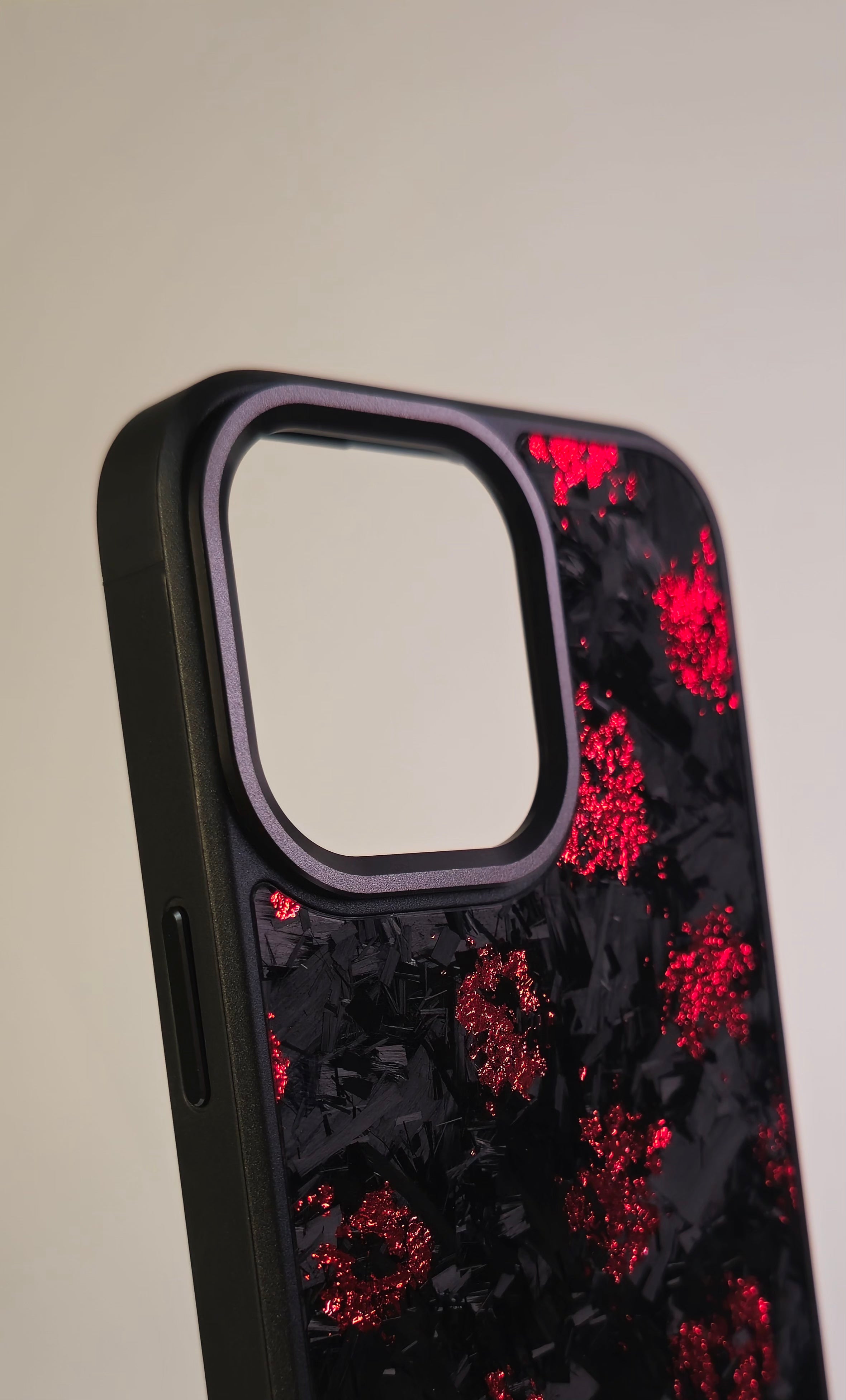 Forged Carbon Red