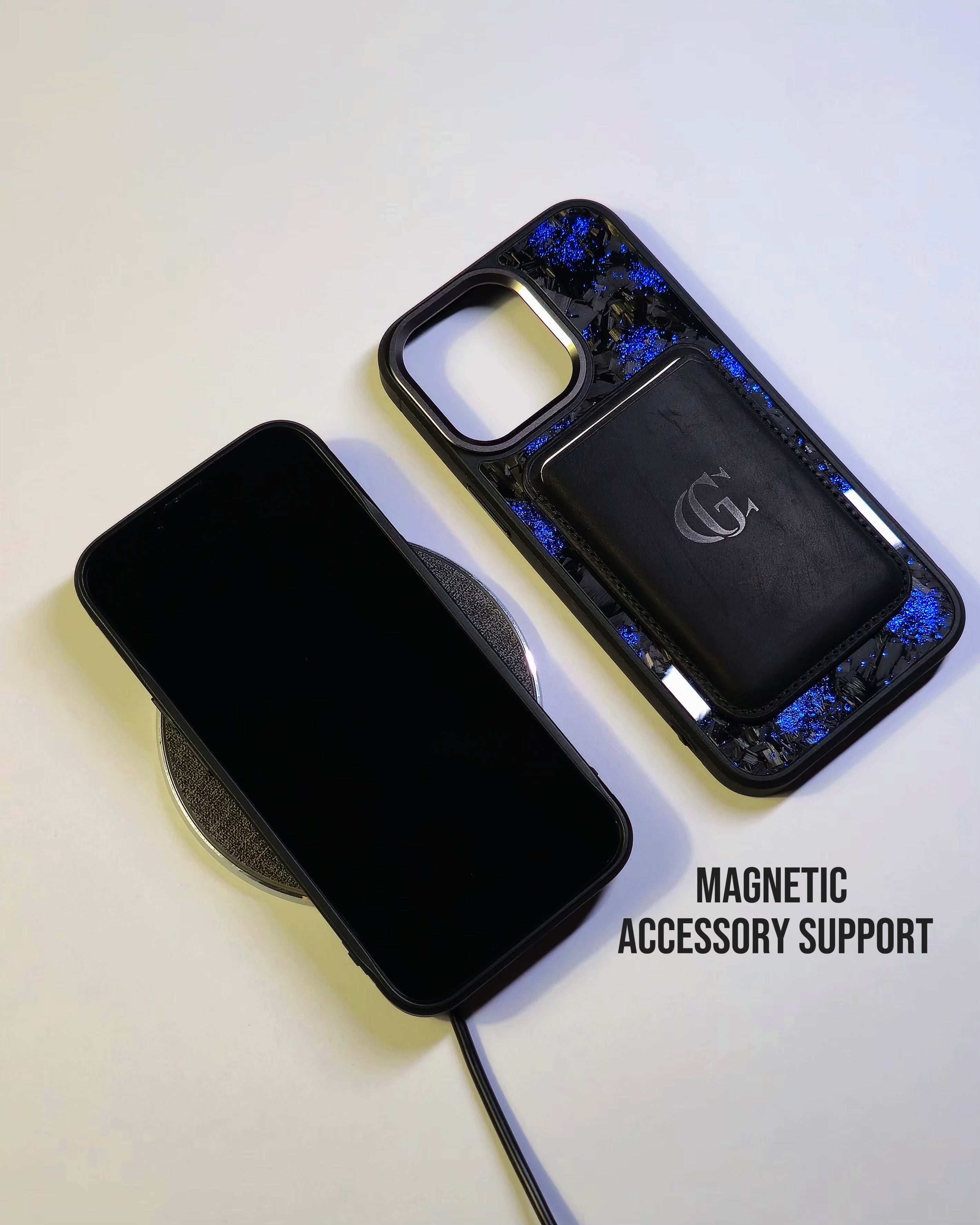 Taottu hiilikuitukuori Forget Blue