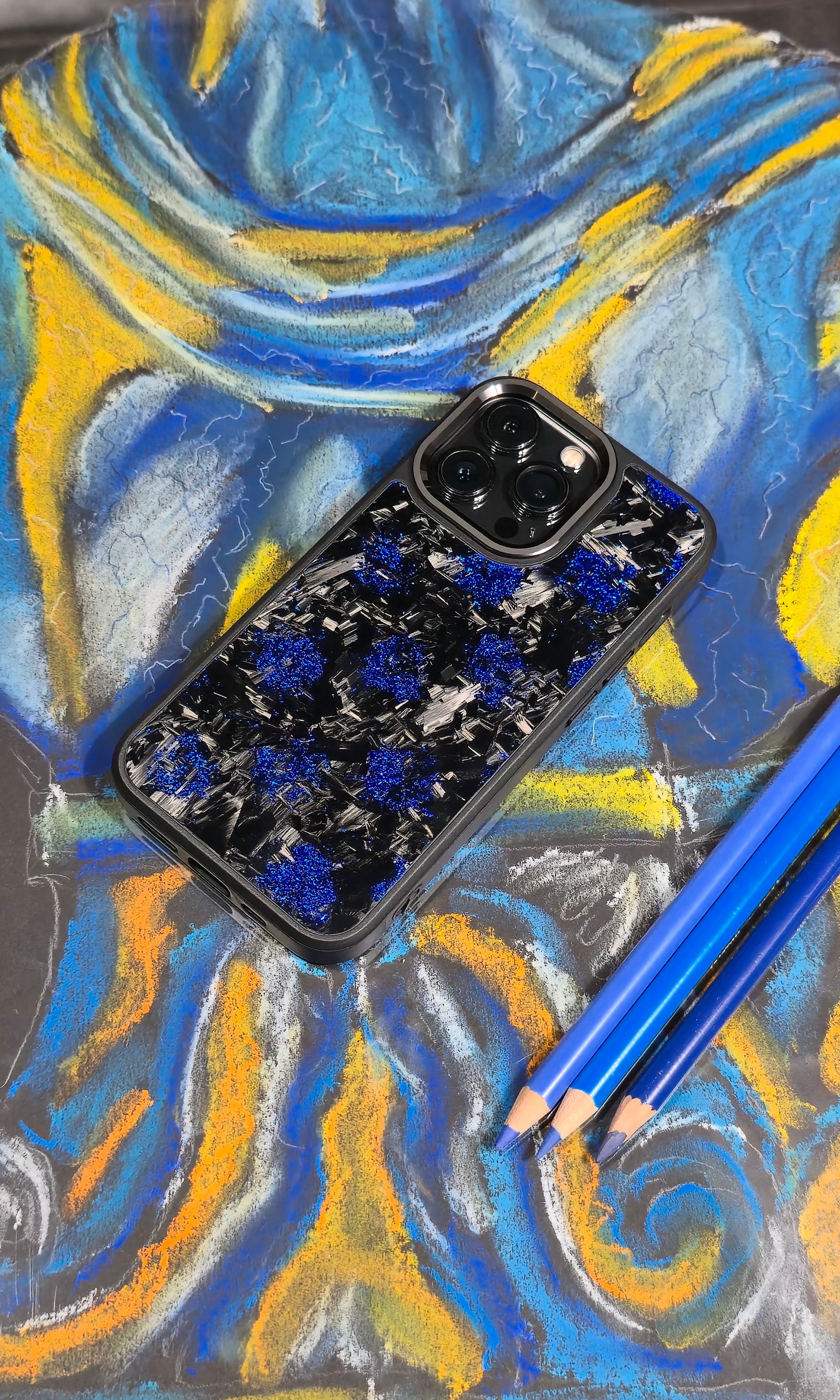 Forged Carbon Blue – MagSafe