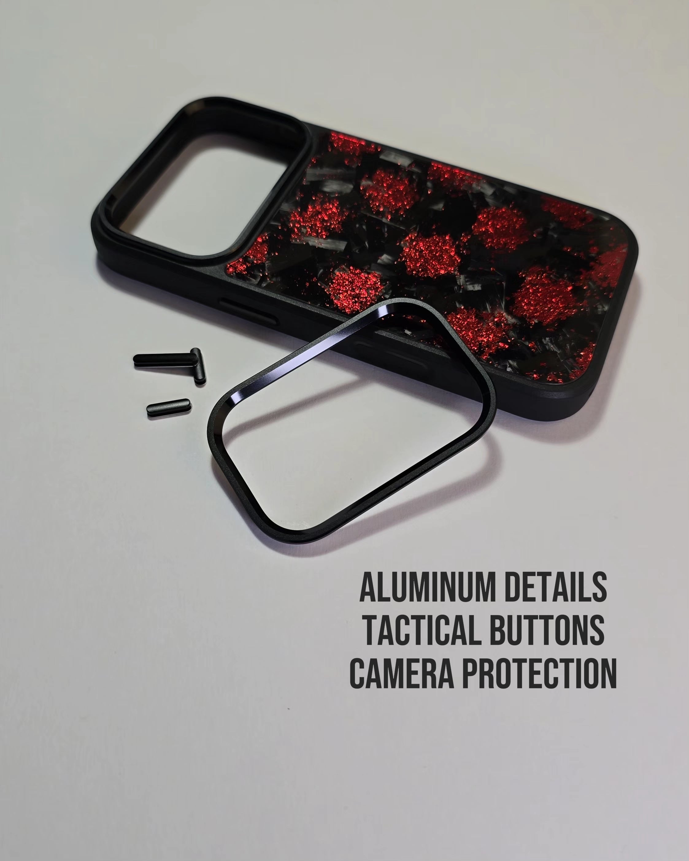 17 Forged Carbon Case Red