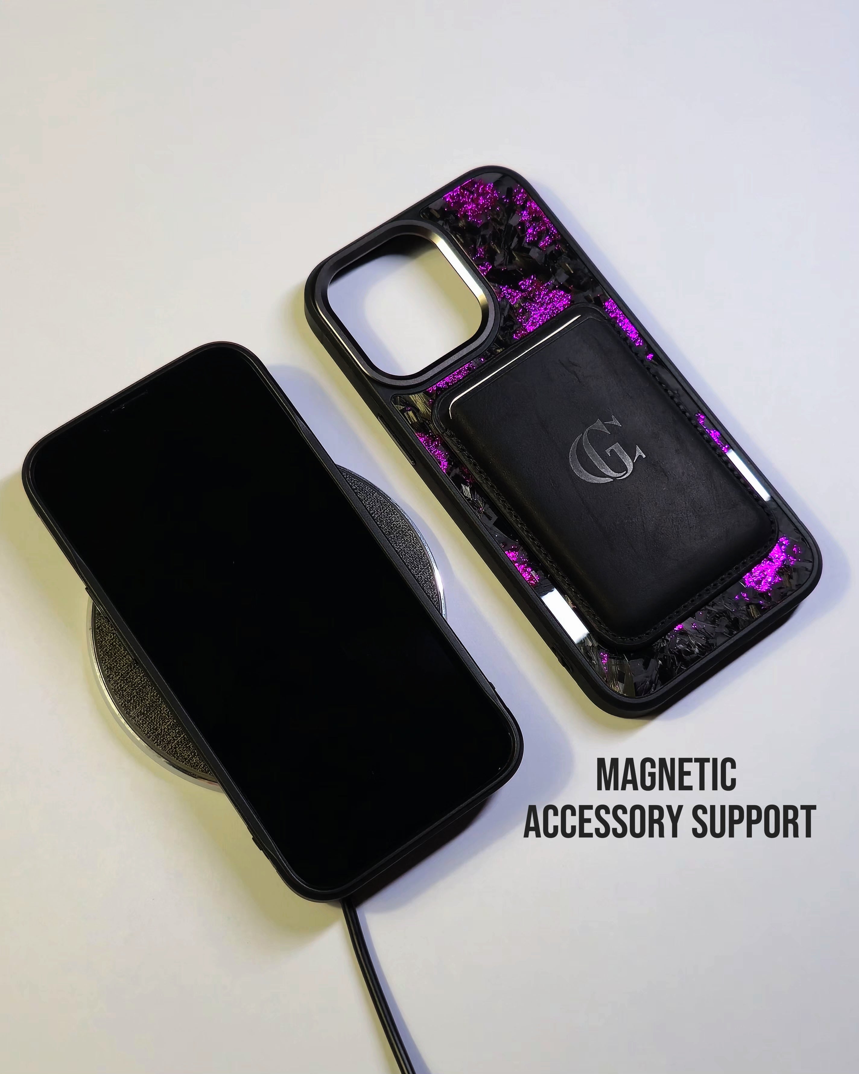 Taottu hiilikuitukuori Forget Purple